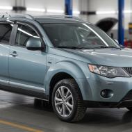 Митсубиси Аутлендер после замены фильтров в автосервисе