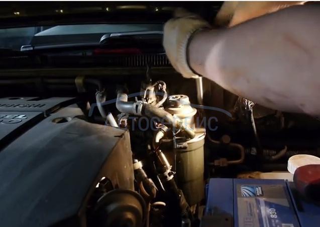 топливный фильтр на митсубиси