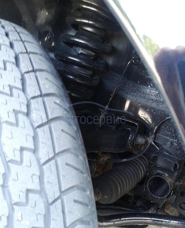 вывернутое колесо