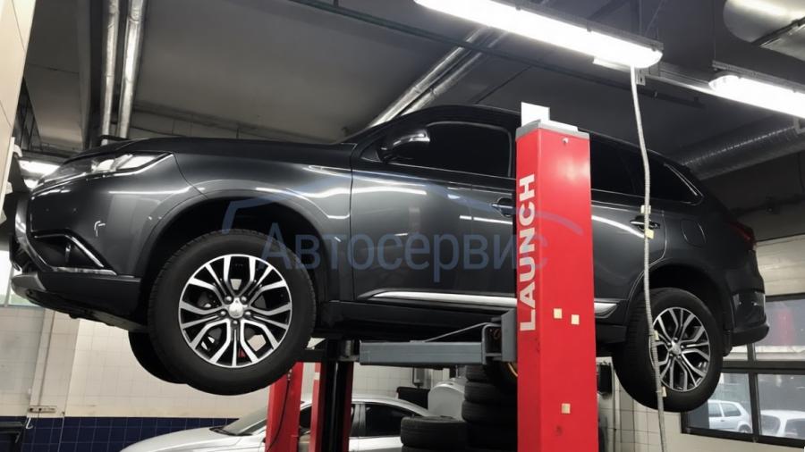 Подготовка к ремонту вариатора Митсубиси Аутлендер